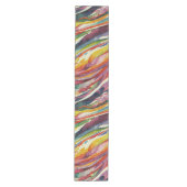 Moderne abstracte geometrische digitale patroon 40 medium tafelloper (Voorkant)