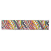 Moderne abstracte geometrische digitale patroon 40 medium tafelloper (Horizontaal)
