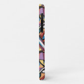 Moderne abstracte geometrische digitale patroon 48 Case-Mate iPhone case (Achterkant/links)
