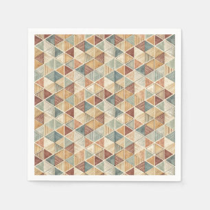 Moderne Abstracte Geometrische Driehoek Ontwerp Pa Servet