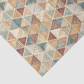 Moderne Abstracte Geometrische Driehoek Ontwerp Pa Tissuepapier (Detail)