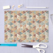Moderne Abstracte Geometrische Driehoek Ontwerp Pa Tissuepapier (Craft)