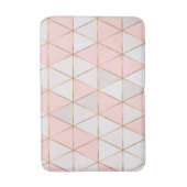 Moderne Abstracte geometrische driehoeken Peach Go Badmat (Voorkant Verticaal)