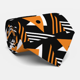 Moderne Abstracte geometrische driehoeken Stropdas