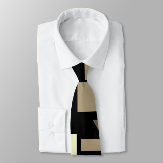 Moderne Abstracte geometrische grafische vormgevin Stropdas (Gebonden)