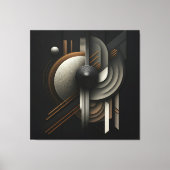 Moderne Abstracte Geometrische Inspiratie Canvas Afdruk (Voorkant)