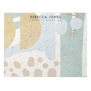 MODERNE ABSTRACTE GEOMETRISCHE KERAMISCHE TEXTUUR NOTITIEBLOK