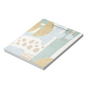 MODERNE ABSTRACTE GEOMETRISCHE KERAMISCHE TEXTUUR NOTITIEBLOK (Linkerzijde)