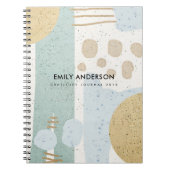 MODERNE ABSTRACTE GEOMETRISCHE KERAMISCHE TEXTUUR NOTITIEBOEK (Voorkant)