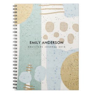 MODERNE ABSTRACTE GEOMETRISCHE KERAMISCHE TEXTUUR NOTITIEBOEK