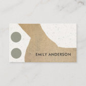 MODERNE ABSTRACTE GEOMETRISCHE KERAMISCHE TEXTUUR VISITEKAARTJE (Voorkant)
