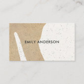 MODERNE ABSTRACTE GEOMETRISCHE KERAMISCHE TEXTUUR VISITEKAARTJE (Voorkant)