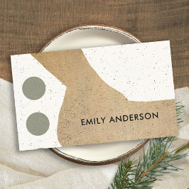 MODERNE ABSTRACTE GEOMETRISCHE KERAMISCHE TEXTUUR VISITEKAARTJE