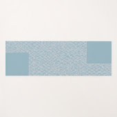Moderne Abstracte Geometrische Kleurblok Yogamat | (Voorkant (horizontaal))