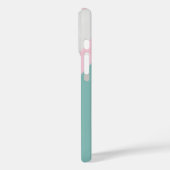 moderne Abstracte geometrische kleurenbloknaam Case-Mate iPhone Case (Achterkant / Links)