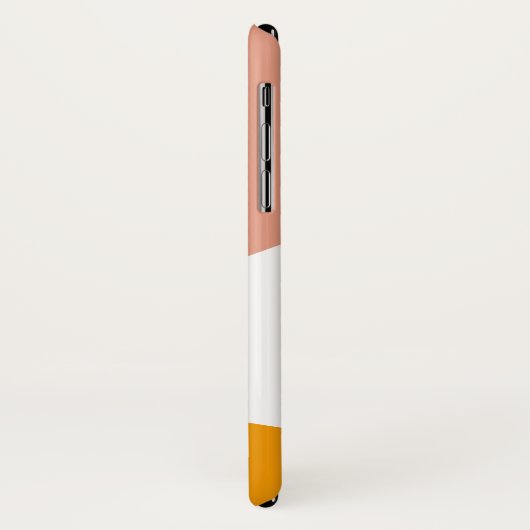 Moderne abstracte geometrische kleurenblokpatroon Case-Mate iPhone case (Achterkant/links)