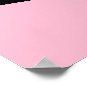 Moderne abstracte geometrische kleurenblokpatroon poster (Hoek)