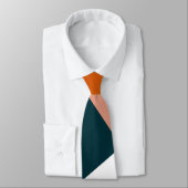 Moderne abstracte geometrische kleurenblokpatroon stropdas (Gebonden)