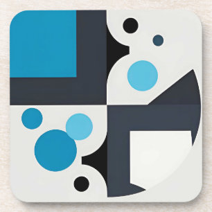 Moderne Abstracte Geometrische Kunst Bier Onderzetter