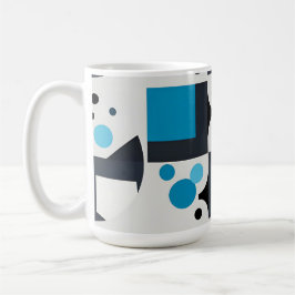 Moderne Abstracte Geometrische Kunst Koffiemok