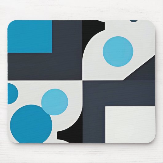 Moderne Abstracte Geometrische Kunst Muismat (Voorkant)