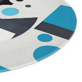 Moderne Abstracte Geometrische Kunst Snijplank (Hoek)