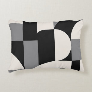 Moderne Abstracte Geometrische Kunstpatroon in Mon Accent Kussen