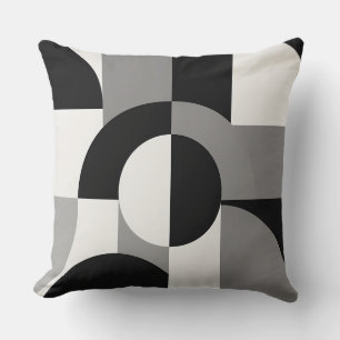 Moderne Abstracte Geometrische Kunstpatroon in Mon Kussen