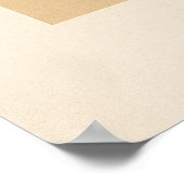 Moderne Abstracte geometrische minimalist Poster (Hoek)