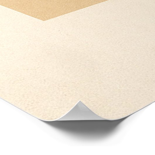 Moderne Abstracte geometrische minimalist Poster (Hoek)