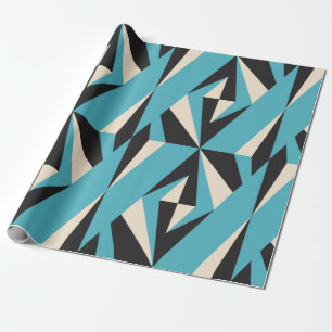 Moderne abstracte geometrische naadloze patronen m cadeaupapier