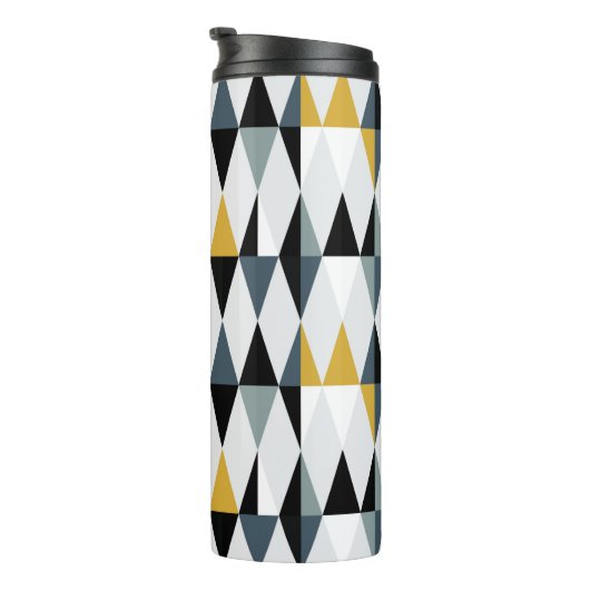 Moderne abstracte geometrische naadloze patronen m thermosbeker (Geroteerd rechts)