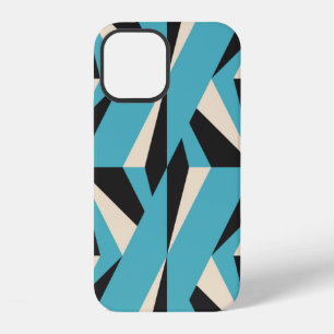 Moderne abstracte geometrische naadloze patroon me iPhone 12 hoesje