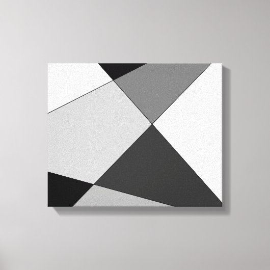 Moderne Abstracte geometrische Nordic Design Art Canvas Afdruk (Voorkant)