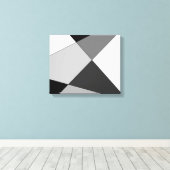 Moderne Abstracte geometrische Nordic Design Art Canvas Afdruk (Insitu (Houten vloer))
