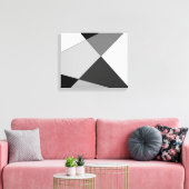 Moderne Abstracte geometrische Nordic Design Art Canvas Afdruk (Insitu (Woonkamer))