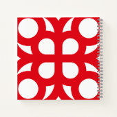 Moderne Abstracte Geometrische Notitieboek (Achterkant)