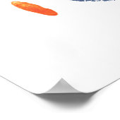 Moderne Abstracte geometrische ontwerpvormen lijne Poster (Hoek)