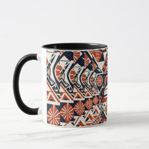 Moderne Abstracte Geometrische oppervlak ontwerp 1 Mok