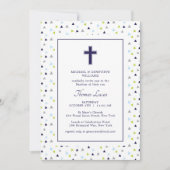 Moderne Abstracte geometrische patroondwarsbalk Kaart (Voorkant)