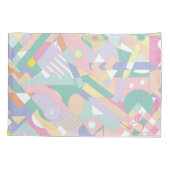 Moderne Abstracte geometrische patroonrendie Kussensloop (Achterkant)