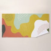 Moderne abstracte geometrische samenstelling met d badhanddoek (Badhanddoek)