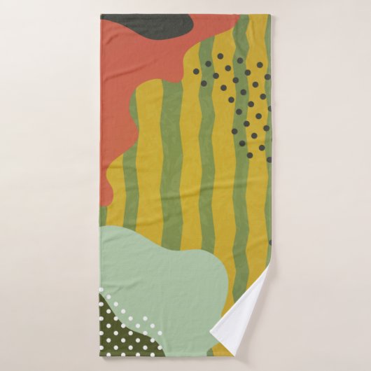 Moderne abstracte geometrische samenstelling met d badhanddoek (Badhanddoek)