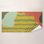 Moderne abstracte geometrische samenstelling met d badhanddoek (Badhanddoek)