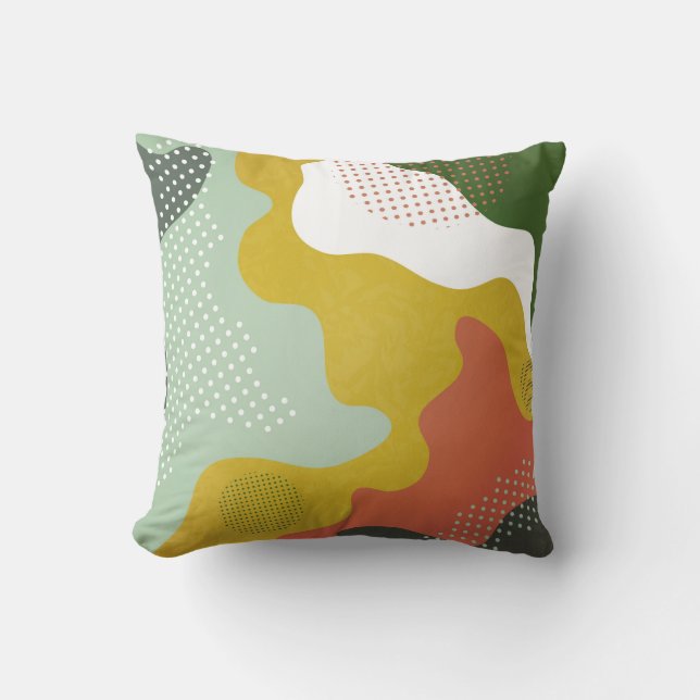 Moderne abstracte geometrische samenstelling met d kussen (Voorkant)