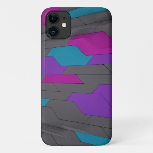 Moderne Abstracte Geometrische Stijlvolle Patroon Case-Mate iPhone Case (Achterkant)