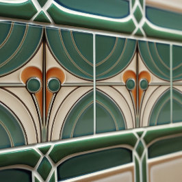 Moderne Abstracte geometrische symmetrie uit het m Tegeltje