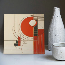 Moderne Abstracte geometrische symmetrie uit het m Tegeltje