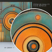 Moderne Abstracte geometrische symmetrie uit het m Tegeltje