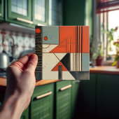 Moderne Abstracte geometrische symmetrie uit het m Tegeltje